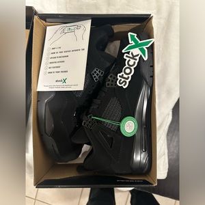 Air Jordan 4 black cat. Never worn.
